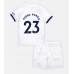 Maillot de foot Tottenham Hotspur Pedro Porro #23 Domicile vêtements enfant 2023-24 Manches Courtes (+ pantalon court)